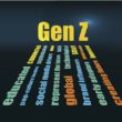 Gen Z graphic with adjectives